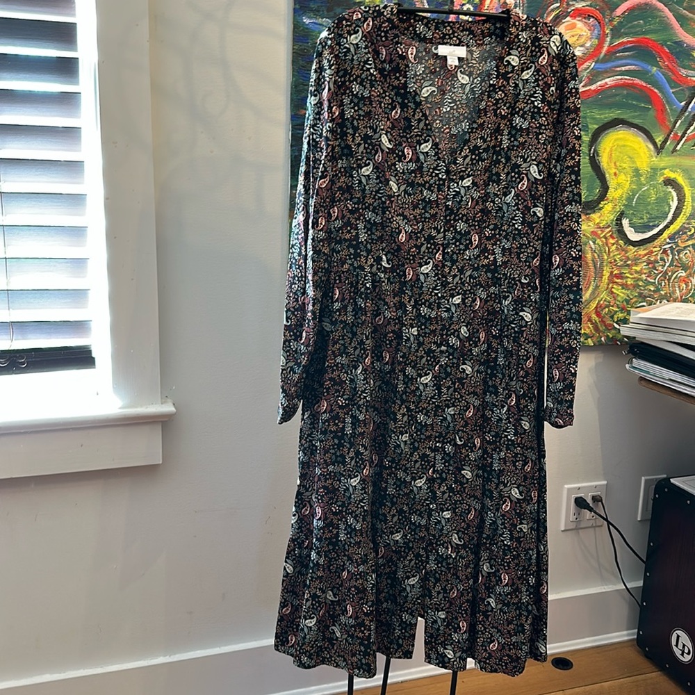 J Jill Floral Dress in size MP